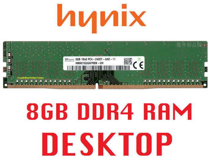 Hynix 8GB DDR4 RAM 2400MHz Desktop Memory HMA81GU6AFR8N