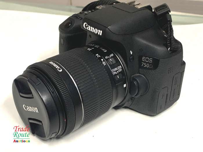 CANON EOS 750D Digital SLR CAMERA BODY + CANON 18-55 LENS IS STM KIT - 24.2 MEGAPIXELS