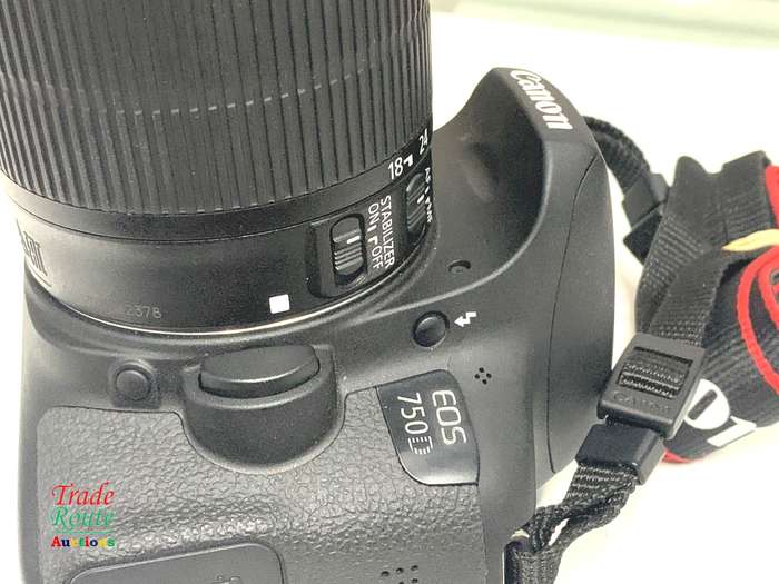 CANON EOS 750D Digital SLR CAMERA BODY + CANON 18-55 LENS IS STM KIT - 24.2 MEGAPIXELS