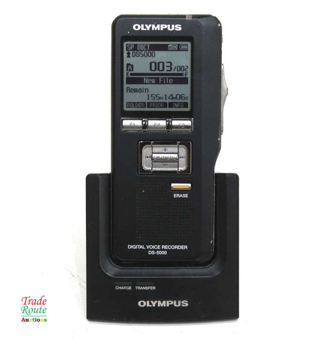 Olympus DS-5000 Digital Voice Recorder - Handheld Voice Dictation Recorder