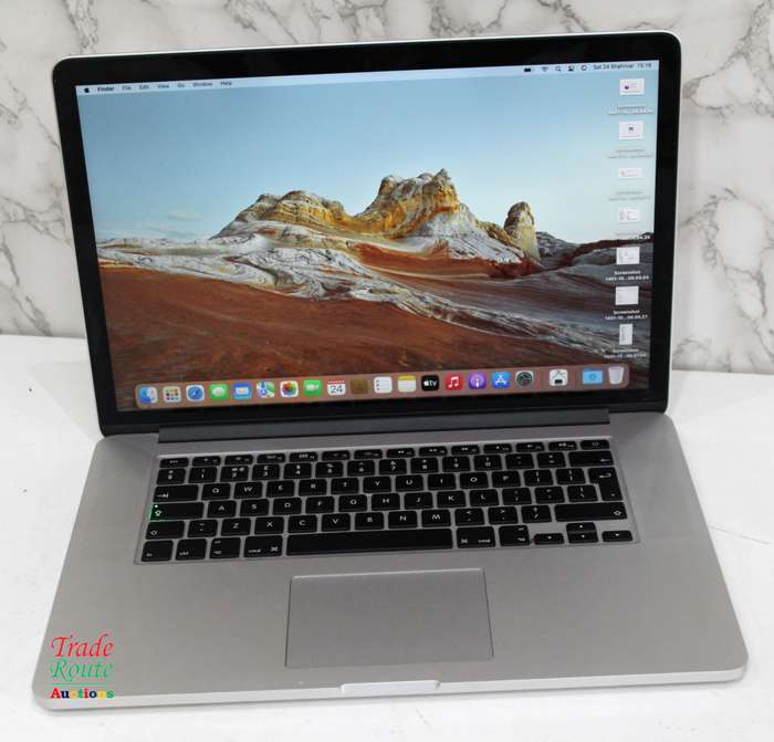Apple MacBook Pro 15.4-inch  | Core i7 2.2GHz | 16GB RAM | 256GB SSD MID 2015 **  MAC OS Monterey **