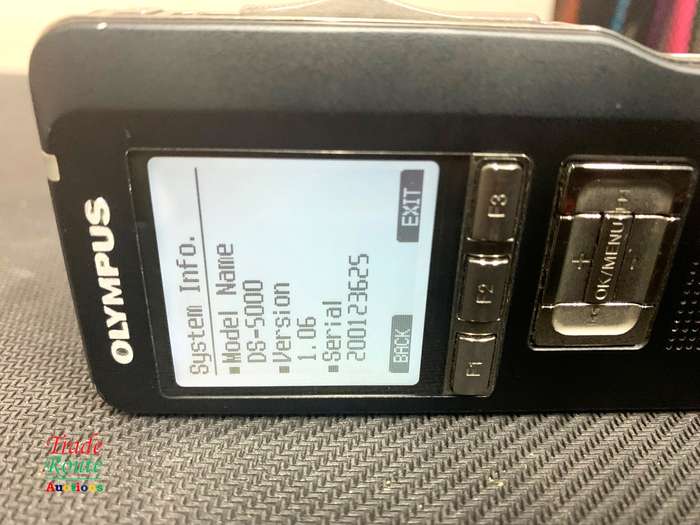 Olympus DS-5000 Digital Voice Recorder - Handheld Voice Dictation Recorder