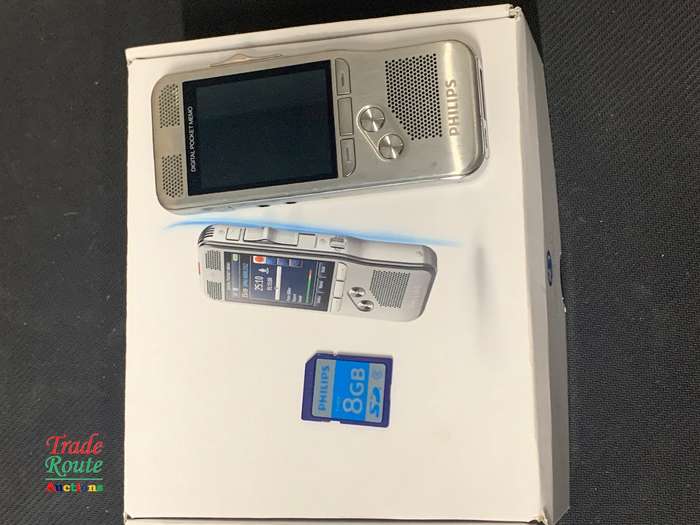 Philips DPM8100 Digital Pocket Memo Dictation Portable Voice Recorder 3DMIC