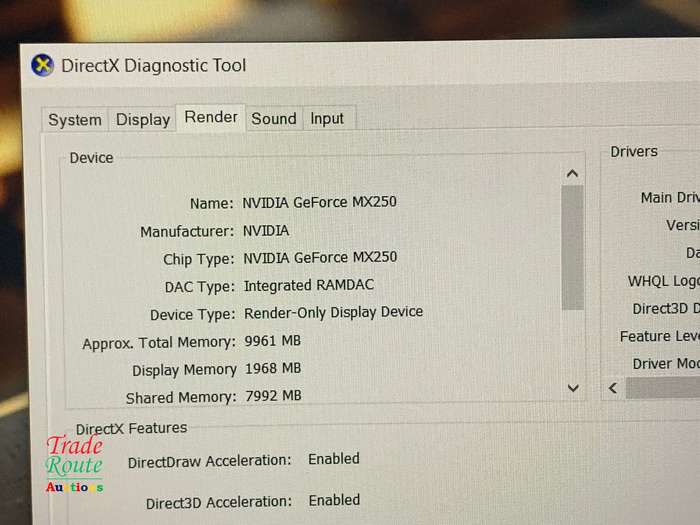 Dell Latitude 5511 i7 10850H 16GB RAM 512GB SSD 15.6-inch FHD IPS Display NVIDIA MX250 2GB Graphics