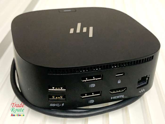 HP USB-C G5 Essential Docking Station - 8-in-1 Adapter for USB-C Thunderbolt-Enabled Laptops PCs