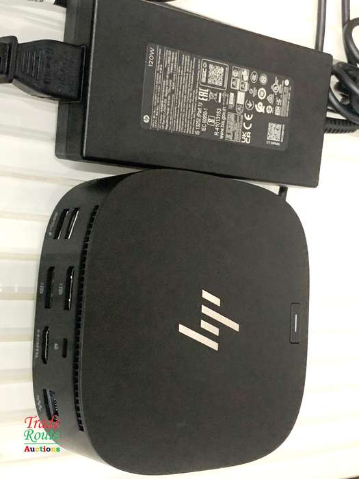 HP USB-C G5 Essential Docking Station - 8-in-1 Adapter for USB-C Thunderbolt-Enabled Laptops PCs