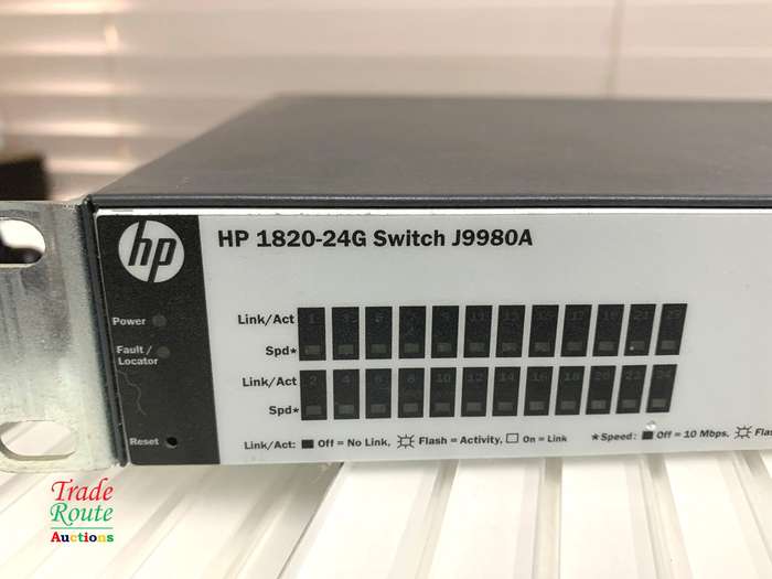Hewlett Packard Enterprise OfficeConnect 1820 24G Managed L2 Gigabit Ethernet Switch with POE