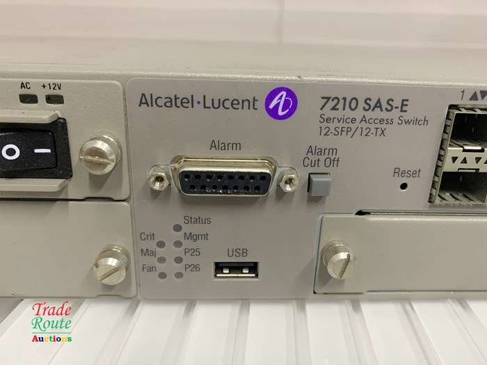 Alcatel Lucent 7210 SAS-E Service Access Switch 12SFP/12-TX