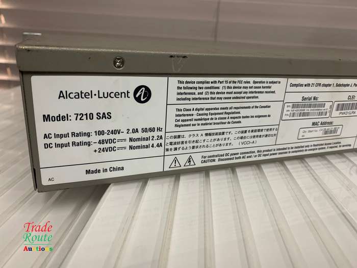 Alcatel Lucent 7210 SAS-E Service Access Switch 12SFP/12-TX