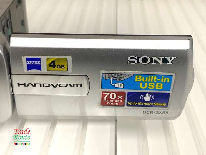 Sony DCR-SX65 Flash Memory Camcorder (Silver)