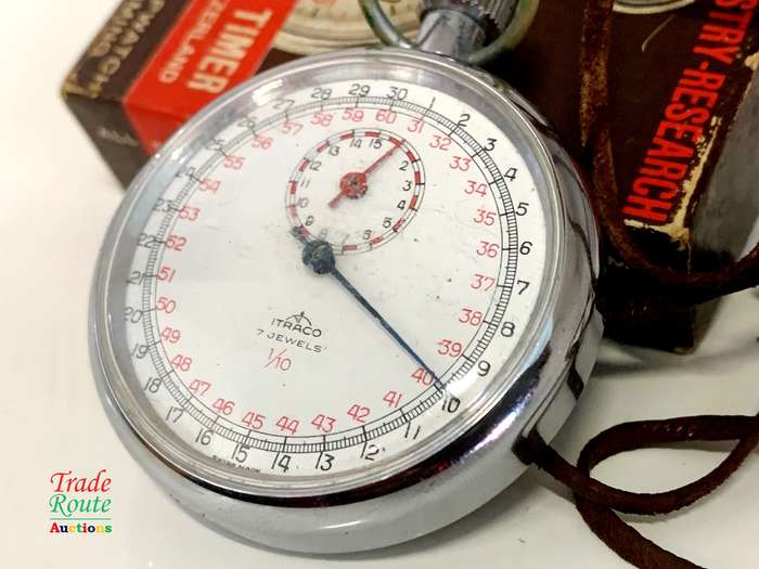 Pocket Timer ITRACO Pocket Watch Swiss Made Boxed