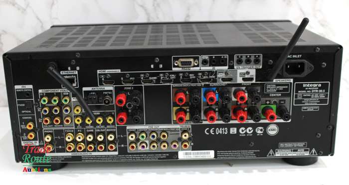 Integra DTR-30.5 AV Home Theater Receiver 7.2 Channel- [ POWERS ON - NO SOUND ] [FOR SPARES/REPAIR]