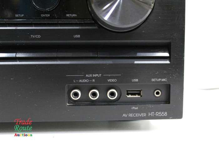 Onkyo HT-R558 5.1 AV Receiver Amplifier - Powers On/Off