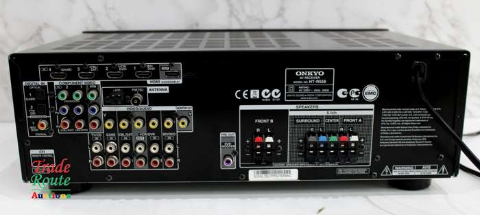 Onkyo HT-R558 5.1 AV Receiver Amplifier - Powers On/Off