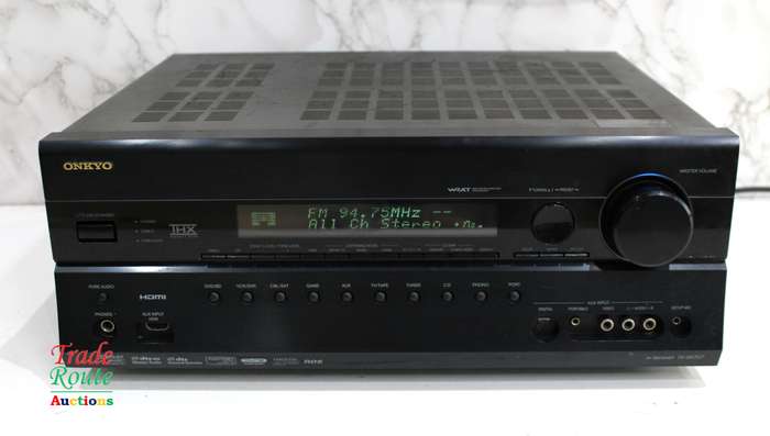 Onkyo TX-SR707 7.2-Channel Home Theater Receiver - [ POWERS ON ] [ NO SOUND]