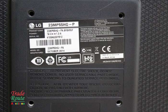 LG 23-Inch IPS LED Monitor 23MP55HQ - HDMI & VGA PORTS