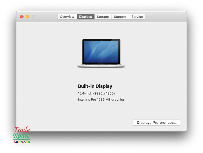 Apple MacBook Pro 15.4-inch  | Core i7 2.2GHz | 16GB RAM | 256GB SSD MID 2015 ** macOS Catalina **
