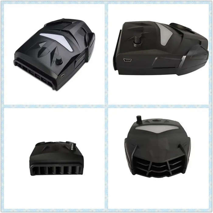 Portable Laptop Power Cooler External USB Air Extracting Fan Set