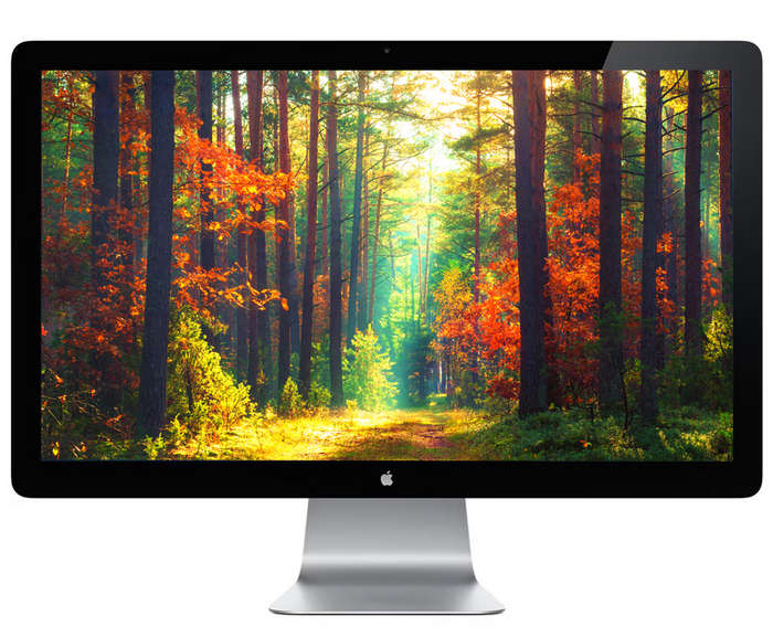 Apple Thunderbolt Cinema Display LED (27-Inch) Monitor | A1407 | 2560 X 1440 Resolution -tiny cracks