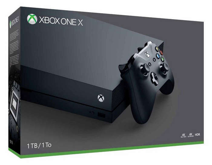 Microsoft Xbox One X 1TB Console (BLACK) Model 1787 + 1 Controller [BOXED]