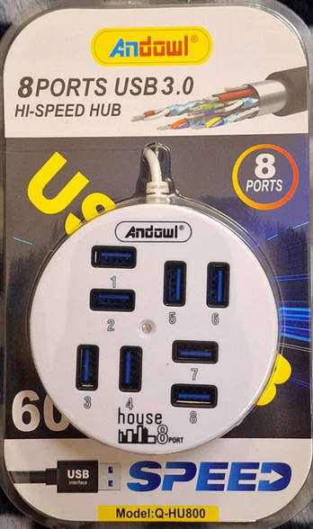 8 Ports USB 3.0 Hi-Speed Hub