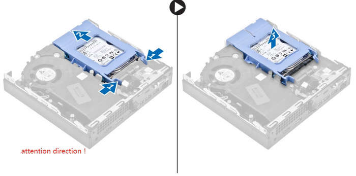 HDD Caddy 2.5" for Dell OptiPlex Micro PC 3050 3040 9020 5050 5060 7040 7050 0JMYPN