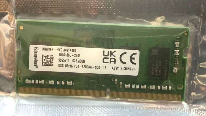 Kingston 8GB DDR4 RAM 3200 MHz Memory Module for Laptops