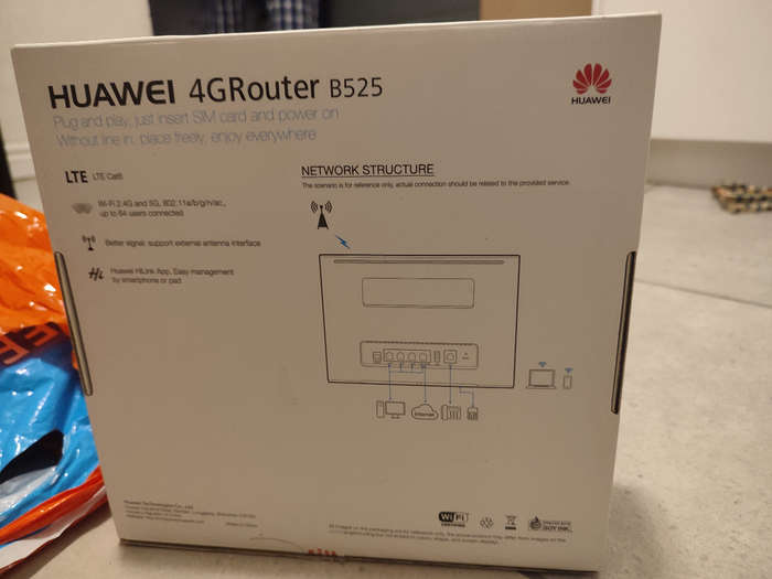 Huawei B525 4G LTE Cat6 Wireless Router