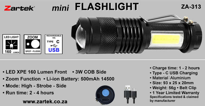 ZA-313 Mini Flashlight