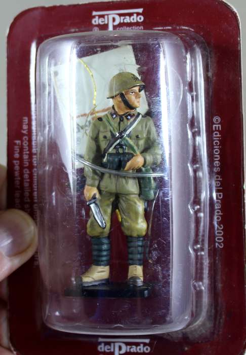 del Prado lead soldier - "Guastatore" Tobruk (Libia) Italy 1942