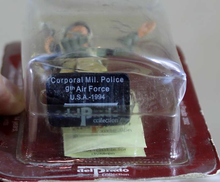del Prado lead soldier - Corporal Mil. police 9th air force USA 1994