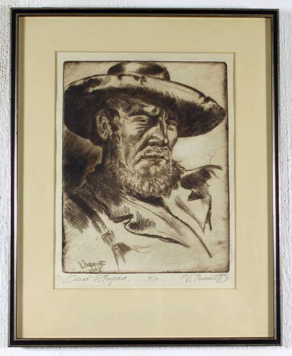Victor Ivanoff - Ou stryder etching
