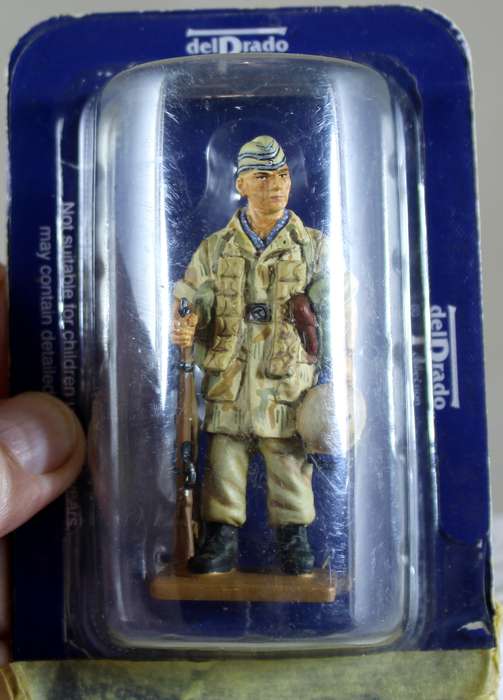 del Prado lead soldier - "Jager" Airborne troops Germany 1945