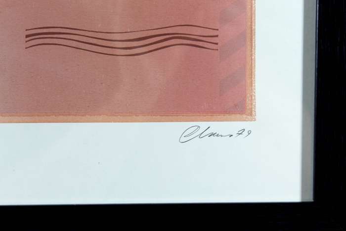 Lionel Abrahams - Abstract limited edition lithograph!