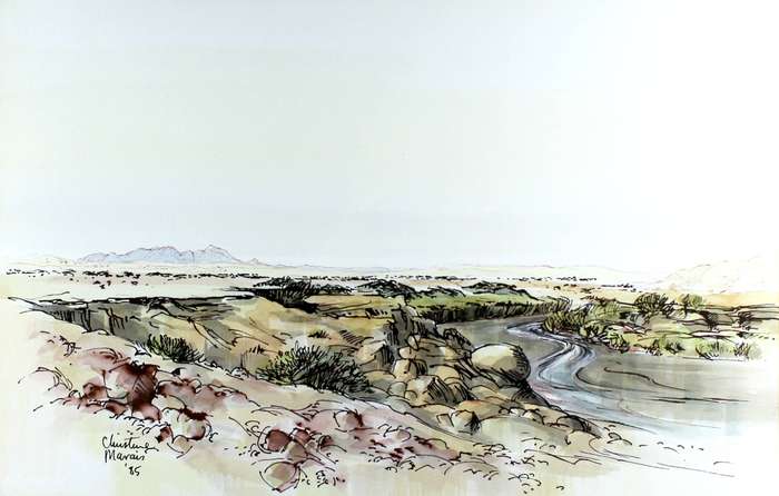Christine Marais - River in the desert