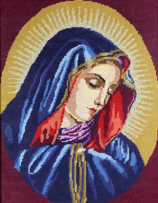 Madonna icon tapestry