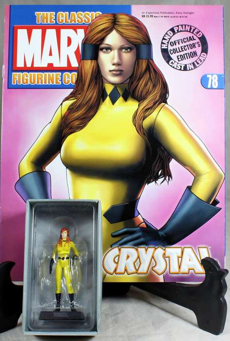 Marvel comics - lead, hand painted figurine with book - Crystal #78