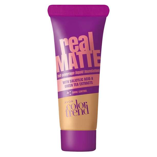 Avon Color Trend Real Matte Liquid Foundation 30ml Shade: 310N Medium Beige