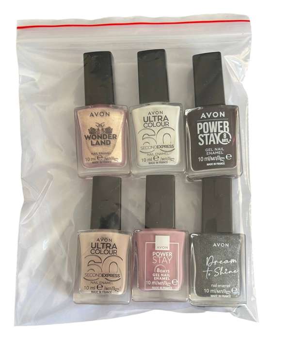 Avon Lot Of 5 Nail Polish NO BOX