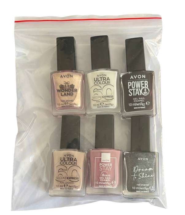 Avon Lot Of 5 Nail Polish NO BOX