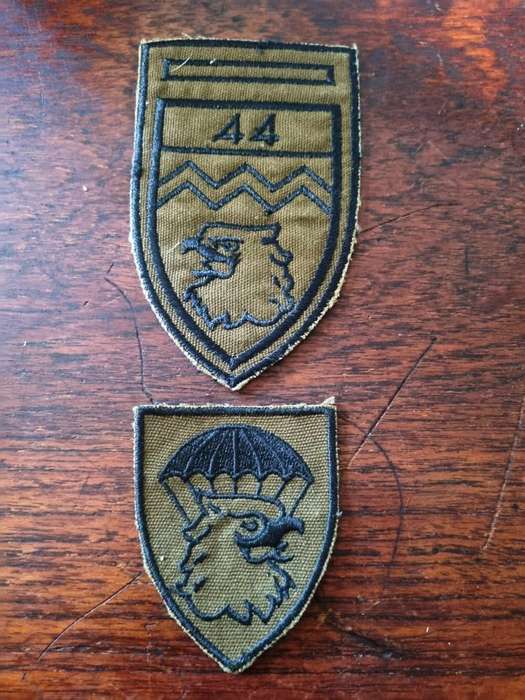 SADF 44 Parachute Brigade Nutria Badge Set