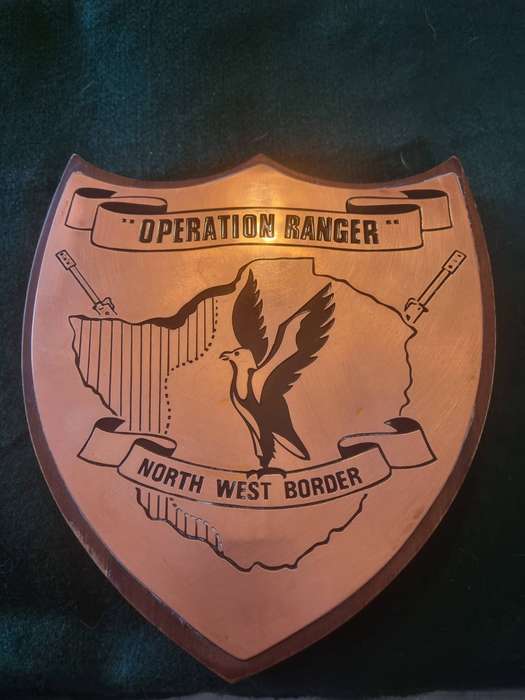 Rhodesian Operation Ranger Plaque