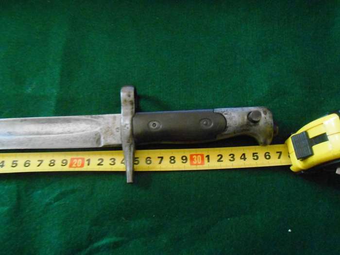 Vetterli M1870 Italian issue Bayonet - By Brescia Shortened for WWII Rare (note no scabbard)