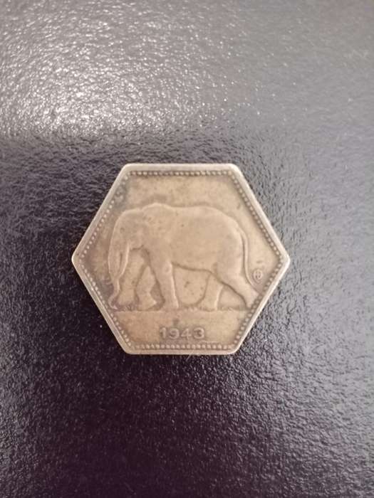 Belgian Congo 2 Francs