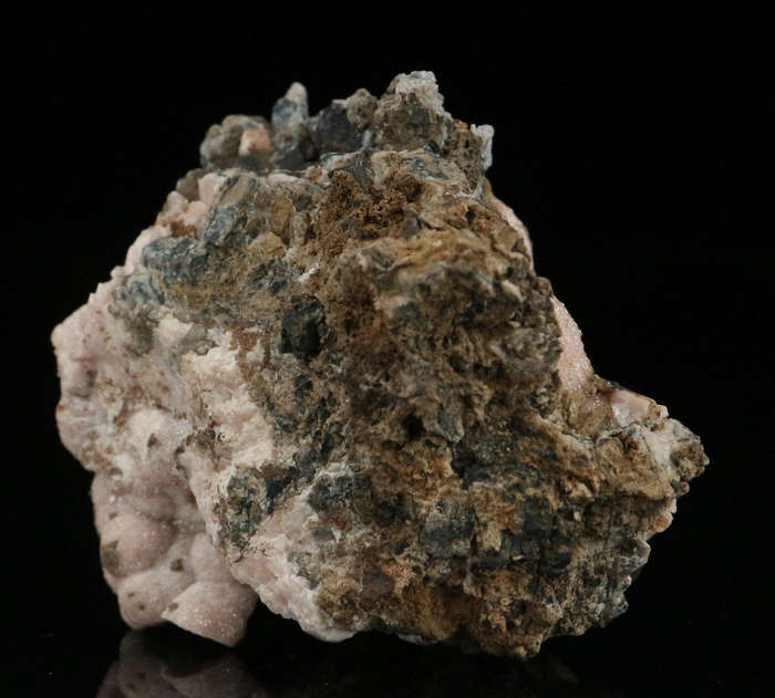 Rhodochrosite on Matrix"N'Chwaning II Mine, Kalahari Manganese Field, Northern Cape, South Africa "