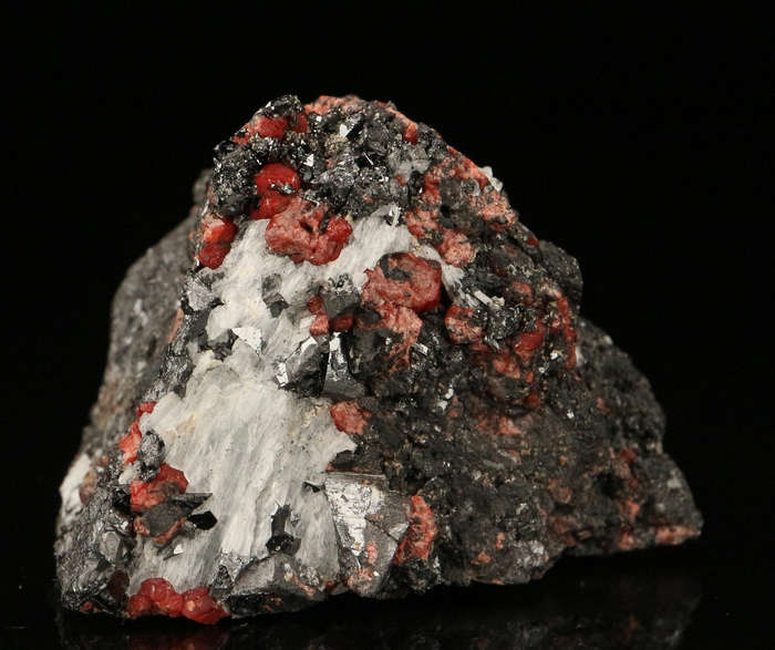 Andradite & Hematite, "N'Chwaning II Mine, Kalahari Manganese Field, Northern Cape, South Africa