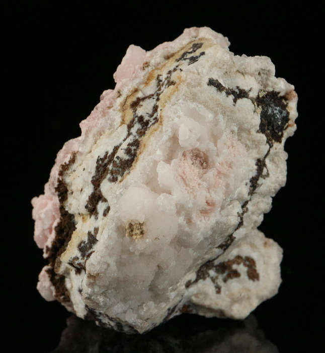 Manganoan Calcite on Matrix,"N'Chwaning II Mine, Kalahari Manganese Field, Northern Cape, South Afri