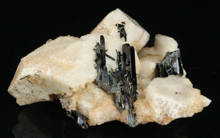 Aegirine on Orthoclase, Mount Malosa, Zomba, Southern Region, Malawi