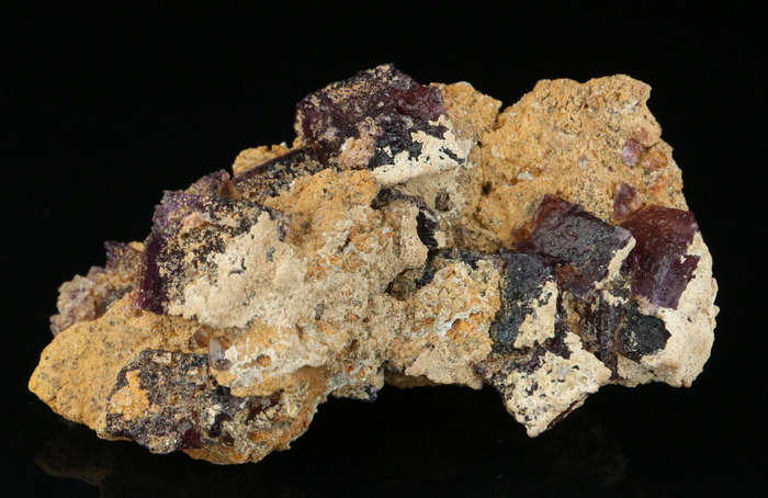 Grape Jelly Fluorite on Matrix, Damaraland, Palmwag, Erongo, Namibia