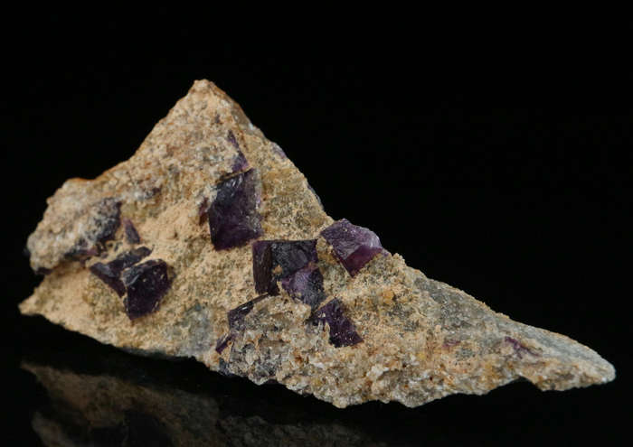 Grape Jelly Fluorite on Matrix, Damaraland, Palmwag, Erongo, Namibia